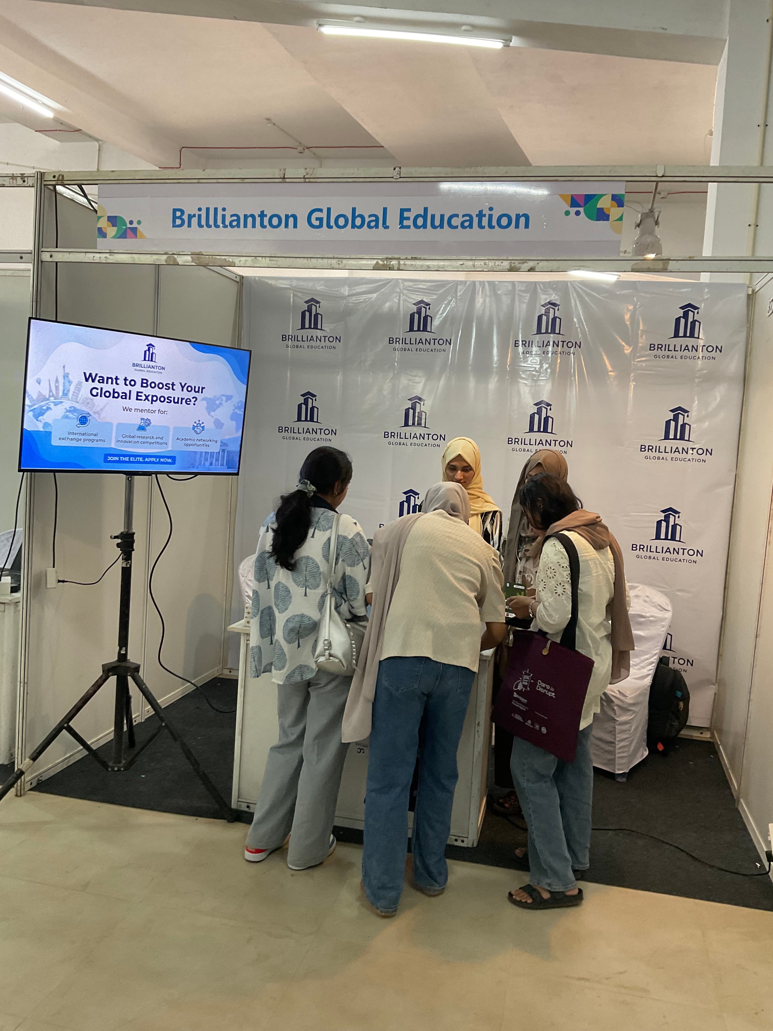 International students collaborating